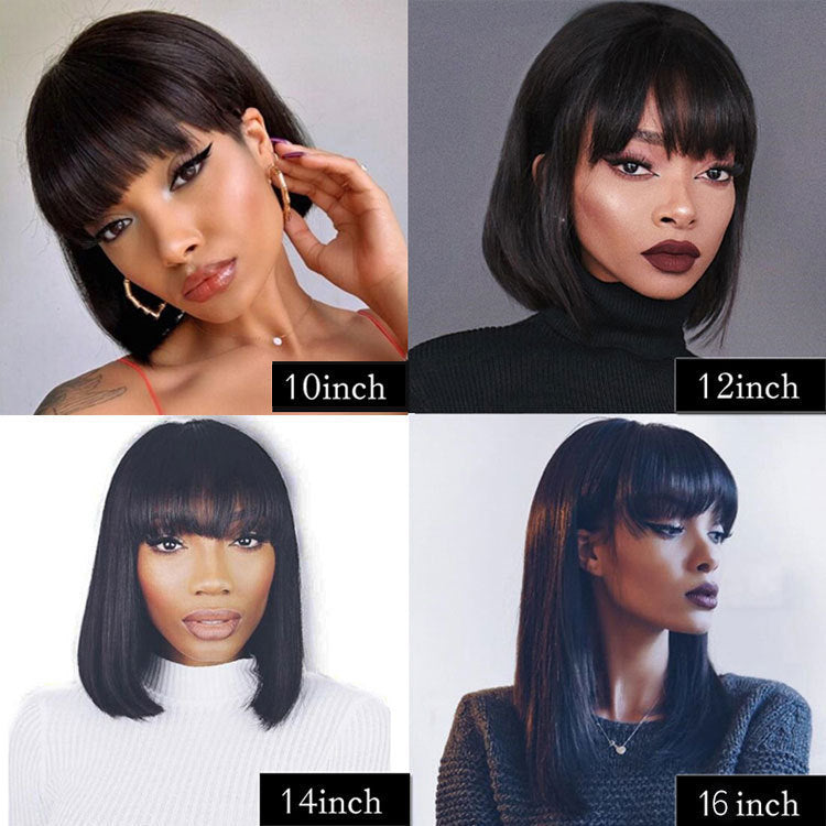 Hair Full Machine Human Hair Wigs For Black Women Hair Full Machine Human Hair Wigs For Black Women